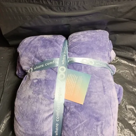 SEALED OODIE OVERSIZED HOODED BLANKET - PURPLE 