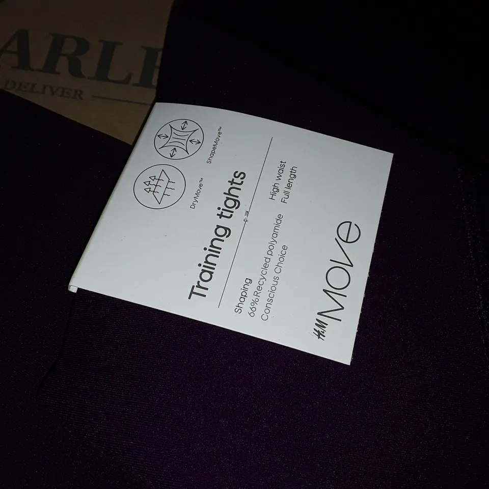 H&M MOVE TRAINING TIGHTS IN PURPLE - EUR M