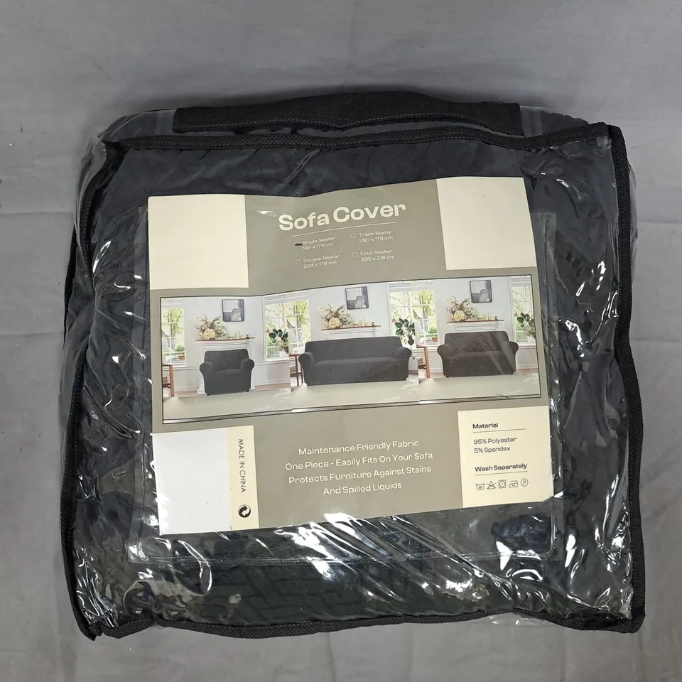 SOFA COVER – ONE-PIECE MAINTENANCE-FRIENDLY FABRIC (95% POLYESTER, 5% SPANDEX) – MADE IN CHINA