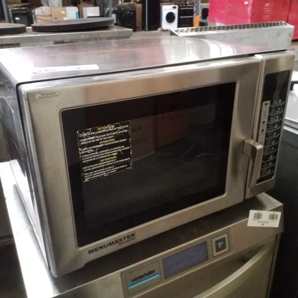 MENUMASTER COMMERCIAL MICROWAVE OVEN – MODEL RFS511TSW13