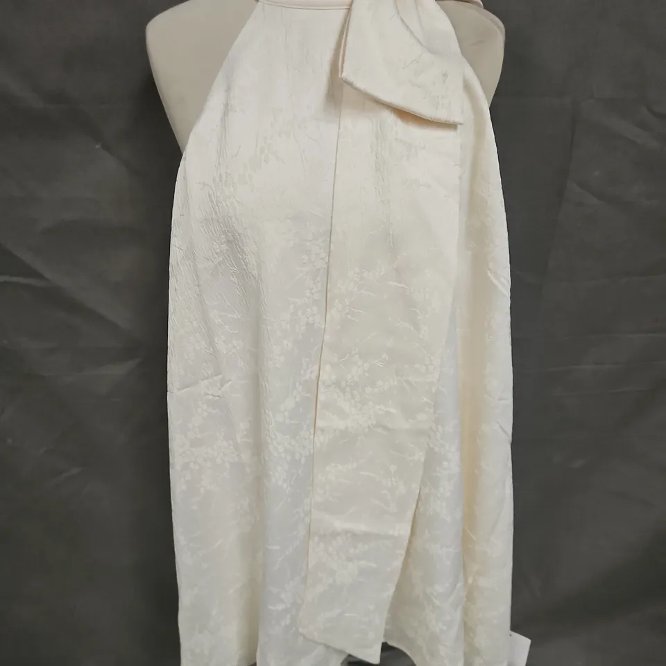 NOBODY'S CHILD BRIDAL BODRY MINI DRESS IN OCCASION IVORY SIZE 16