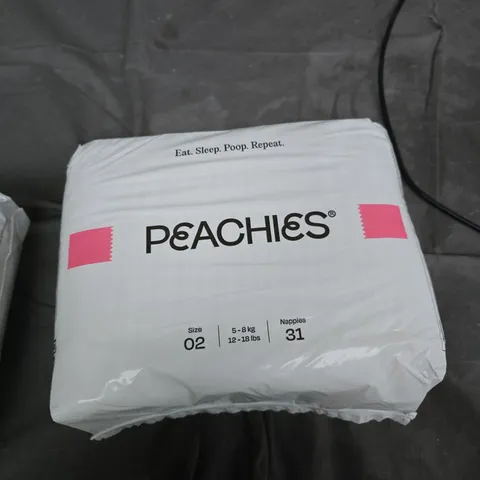 PEACHIES BABY NAPPIES SIZE 02 (5–8 KG), 31 NAPPIES