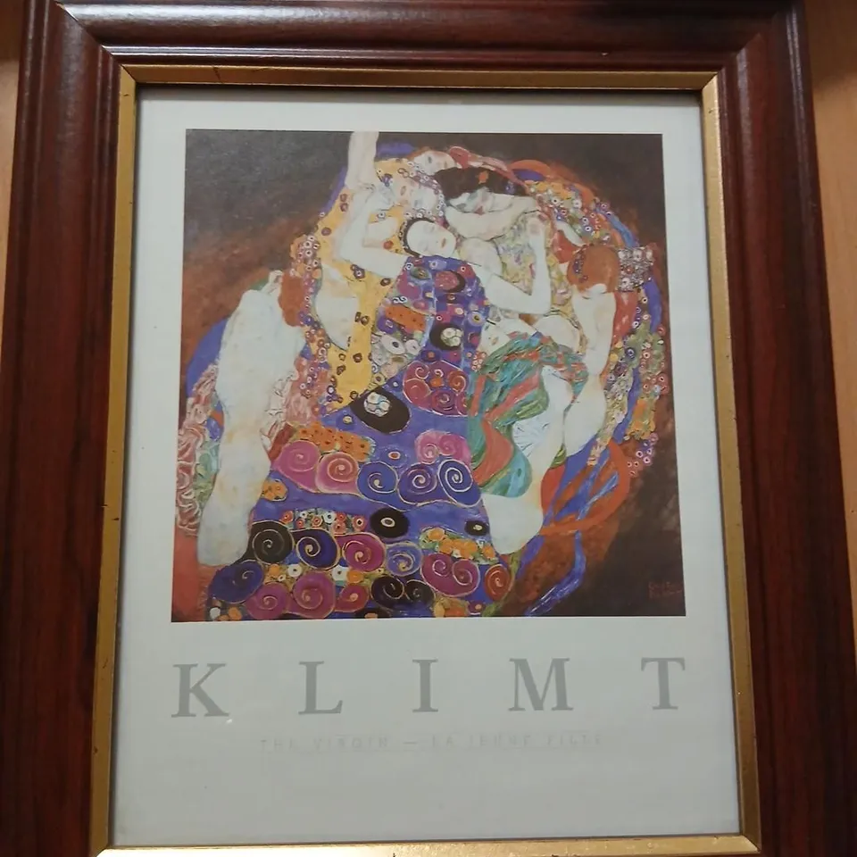 GUSTAV KLIMT "THE VIRGIN" FRAMED PRINT– REPRODUCTION ARTWORK