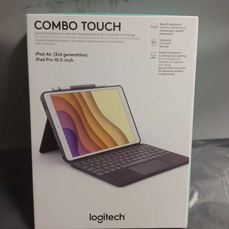 LOGITECH COMBO TOUCH DETACHABLE KEYBOARD CASE FOR IPAD PRO 10.5"