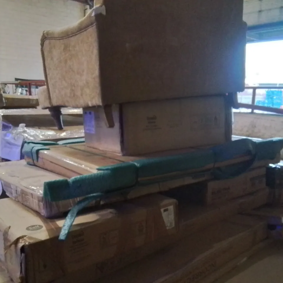 PALLET OF INCOMPLETE FURNITURE SETS