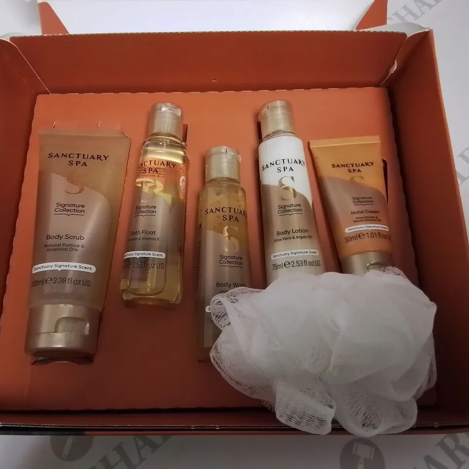 BOXED SANCTUARY SPA SIGNATURE PERFECT PAMPER PARCEL GIFT SET RRP £20