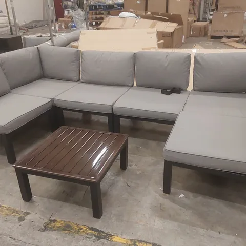6-PERSON SECTIONAL GARDEN SEATING GROUP WITH CUSHIONS
