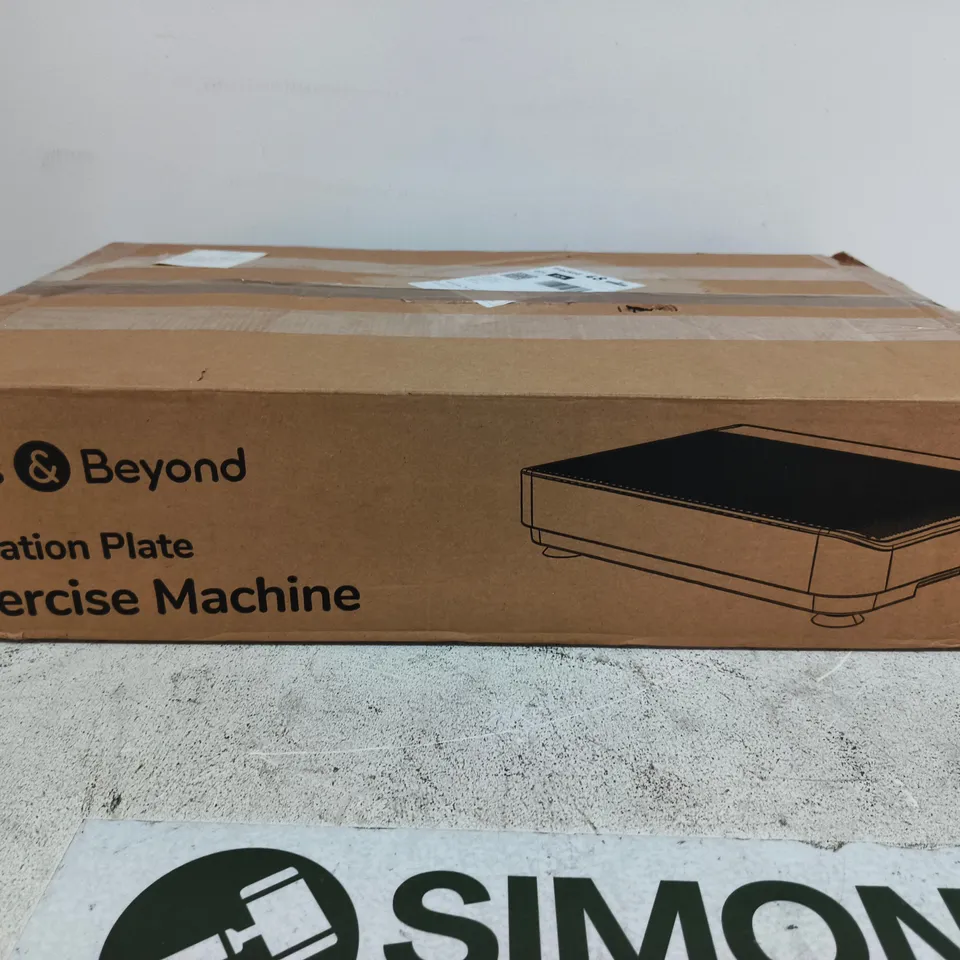 BLISS & BEYOND VIBRATION PLATE EXERCISE MACHINE – BOXED