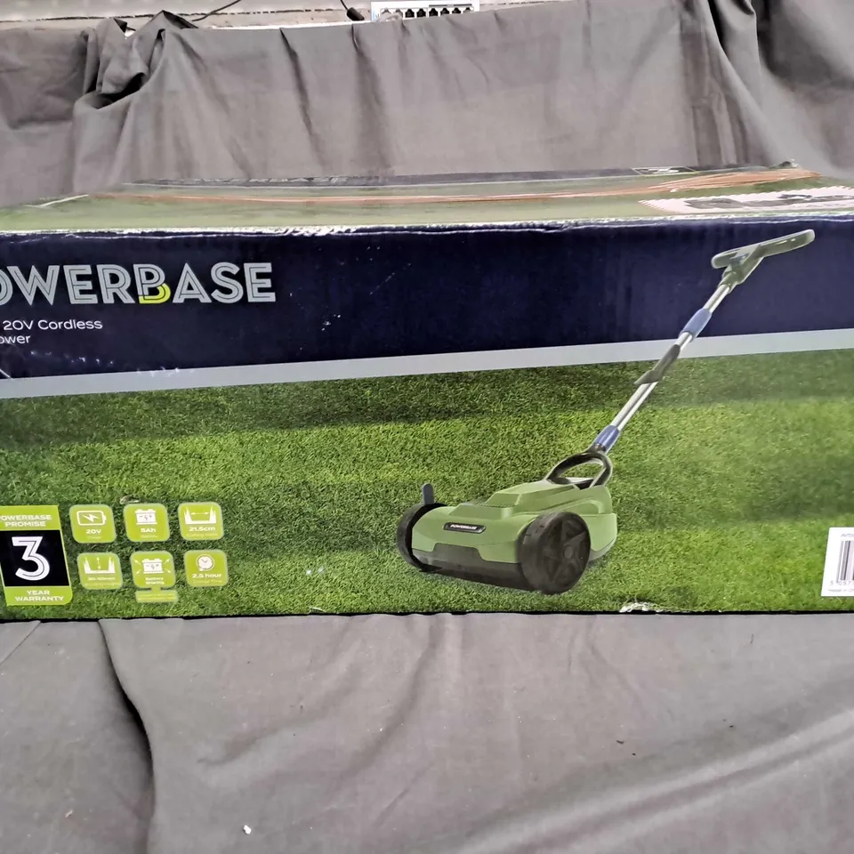 POWERBASE 21.5CM 20V CORDLESS CITY MOWER 