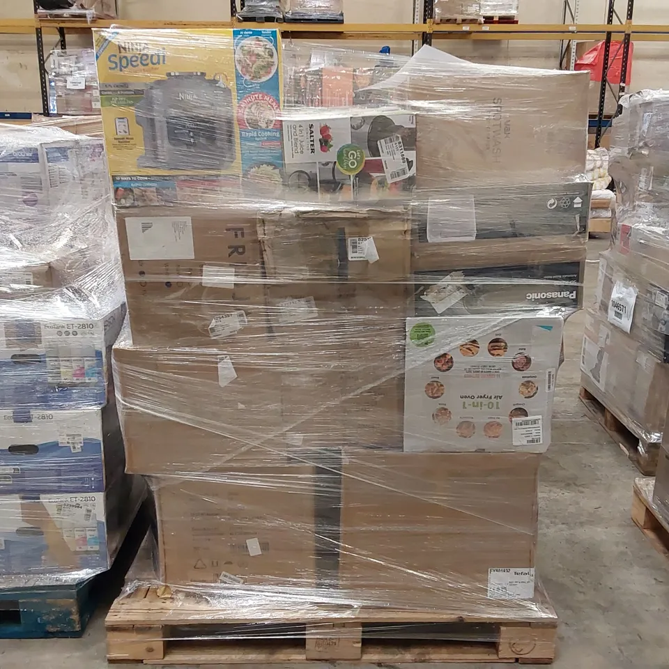 PALLET OF APPROXIMATELY UNPROCESSED RAW RETURN HOUSEHOLD AND ELECTRICAL GOODS TO INCLUDE;