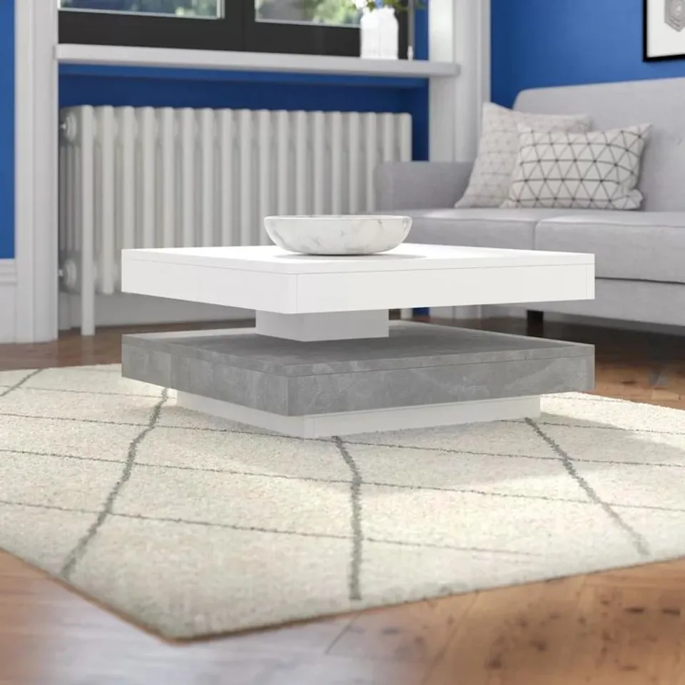 BOXED COUCHTISH SALINAS TABLE BASE IN CONCRETE EFFECT