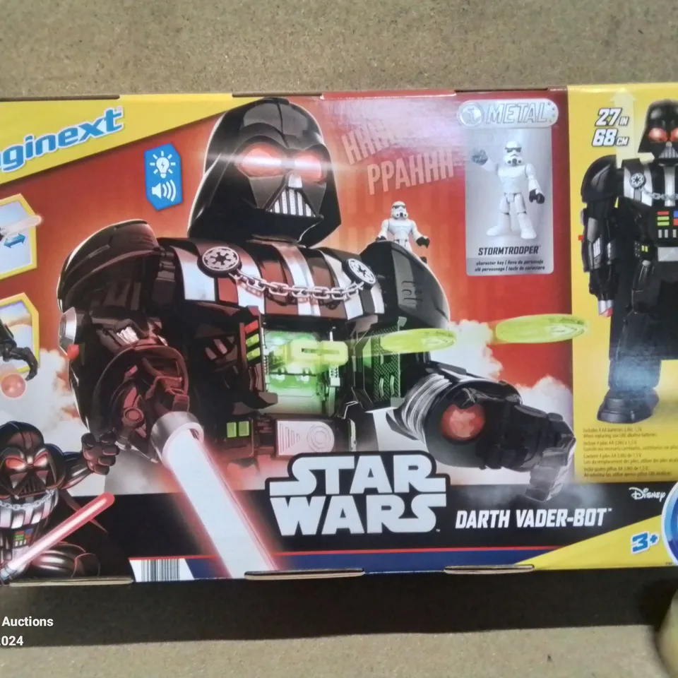 BOXED IMAGINEX STAR WARS DARTH VADER BOT