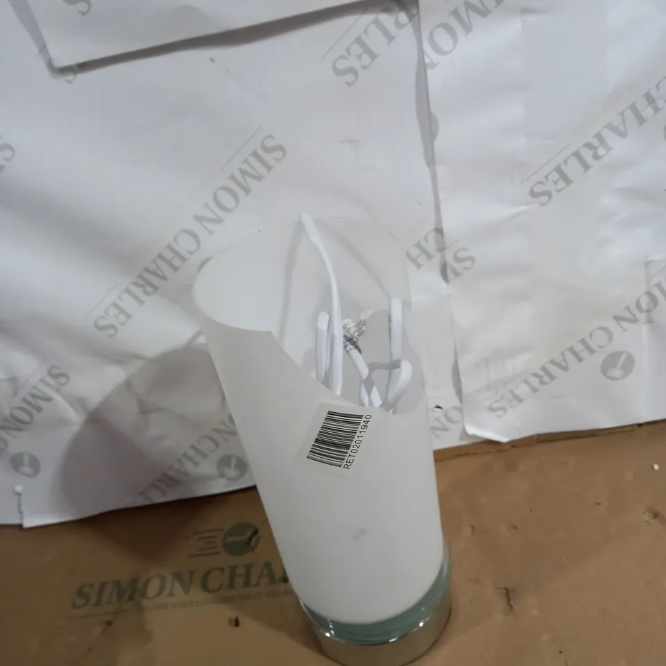 JOHN LEWIS GLASS DESK LAMP 