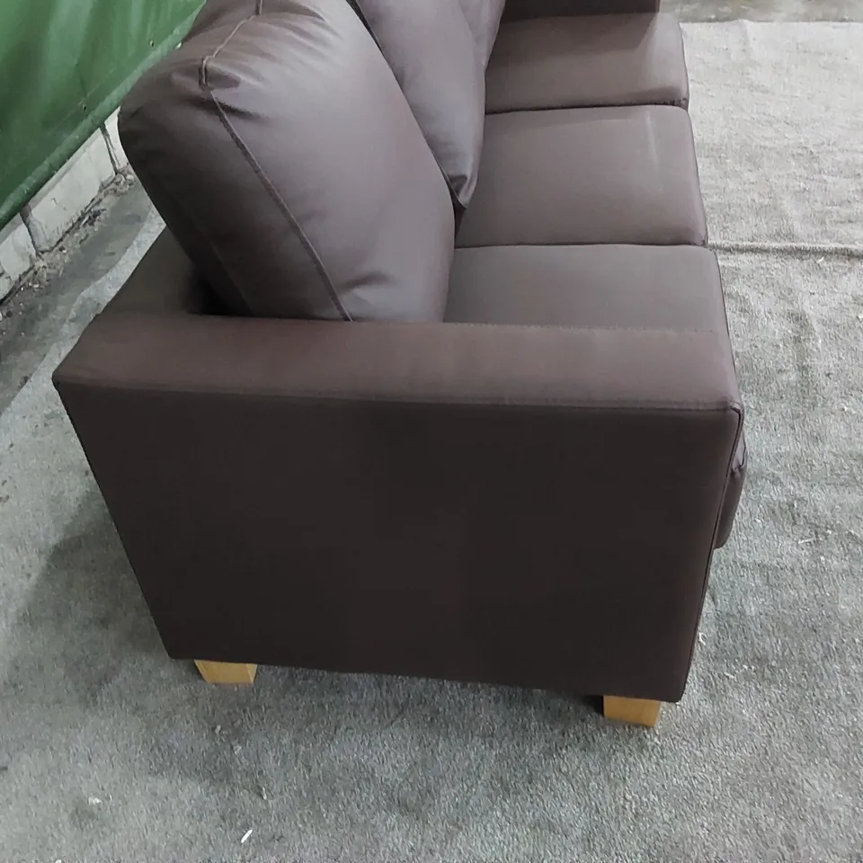 DESIGNER PEYTON VEGAN LEATHER SOFA 