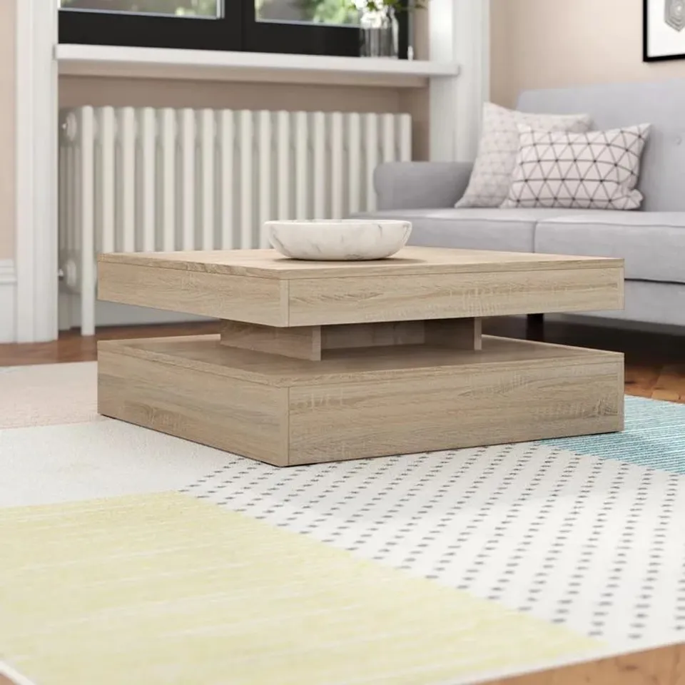 BOXED DOWER COFFEE TABLE WITH STORAGE (1 BOX)