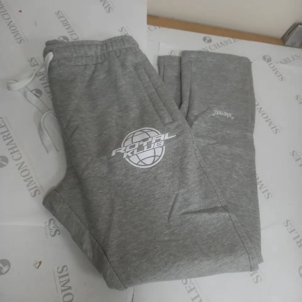 LARGE LIGHT GREY ROYAL CLUB JOGGERS 