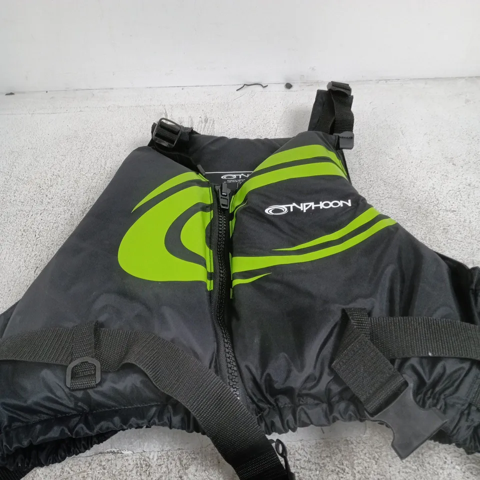 TYPHOON YALU FRONT ZIP BUOYANCY AID 50N – HIGH VISIBILITY
