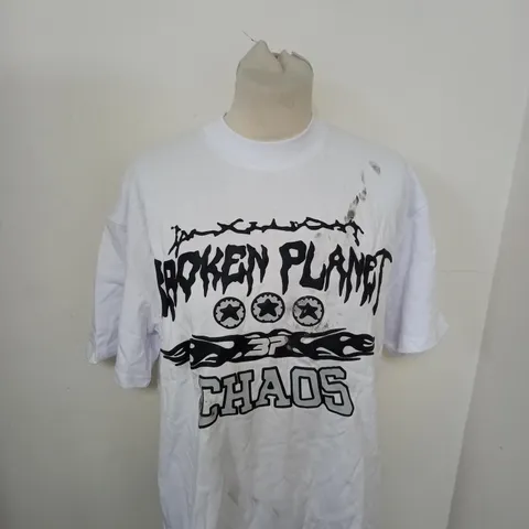 BROKEN PLANET CHAOS CASUAL T-SHIRT SIZE XS