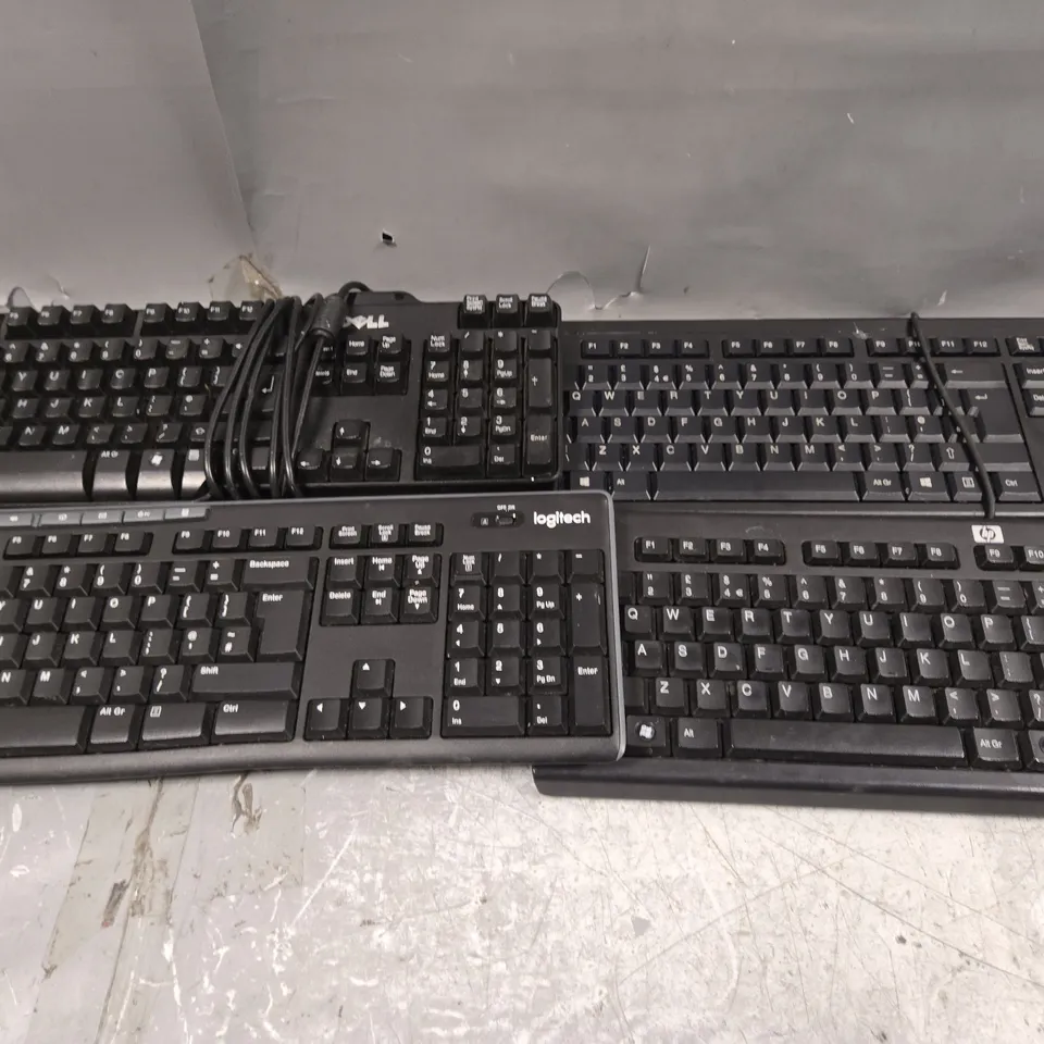 8 X ASSORTED WIRED USB KEYBOARDS 