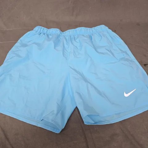 NIKE DRI-FIT SHORTS – LIGHT BLUE – MEN'S (M)