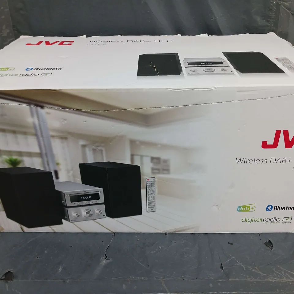 BOXED JVC WIRELESS DAB+ HI-FI RADIO