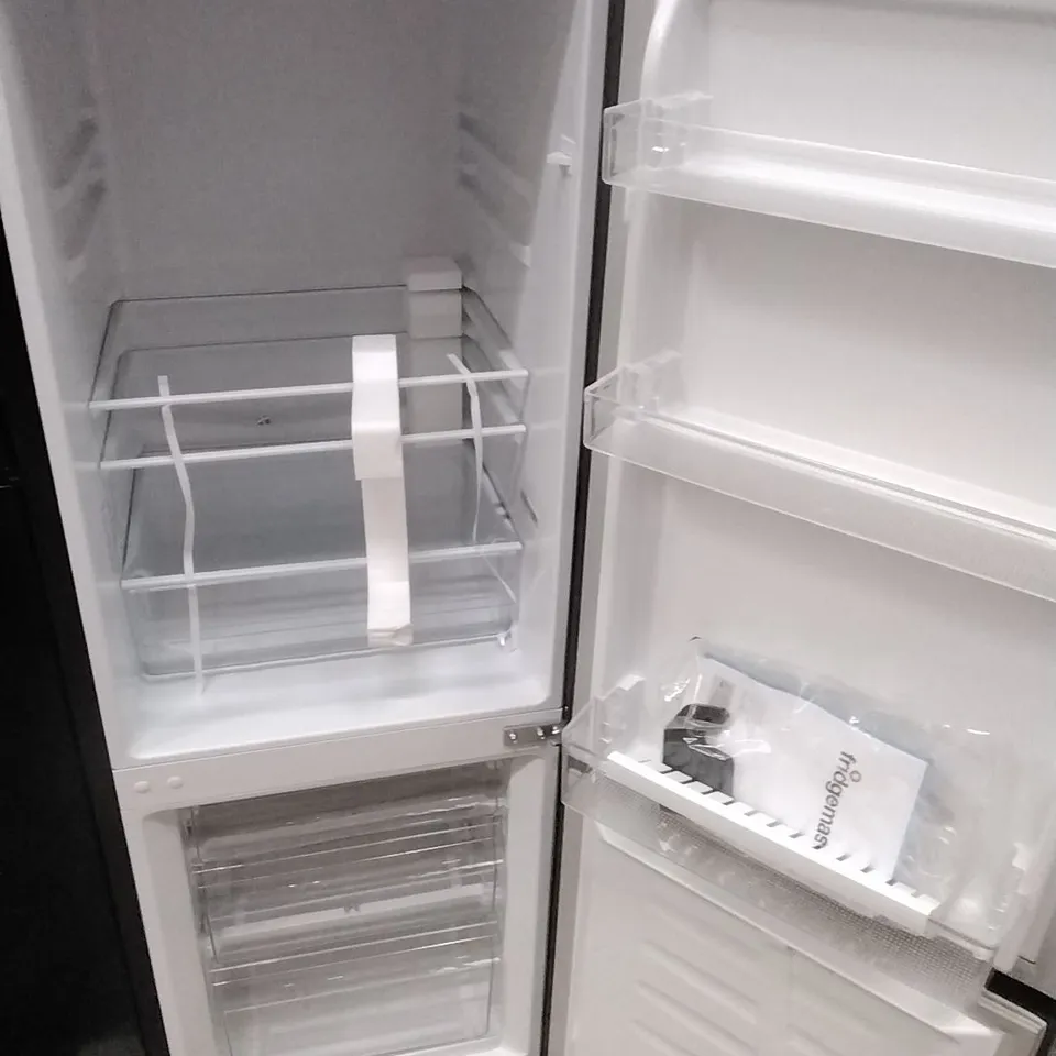 FRIDGEMASTER MC50165EB 50CM WIDE, 143CM TALL FRIDGE FREEZER - BLACK