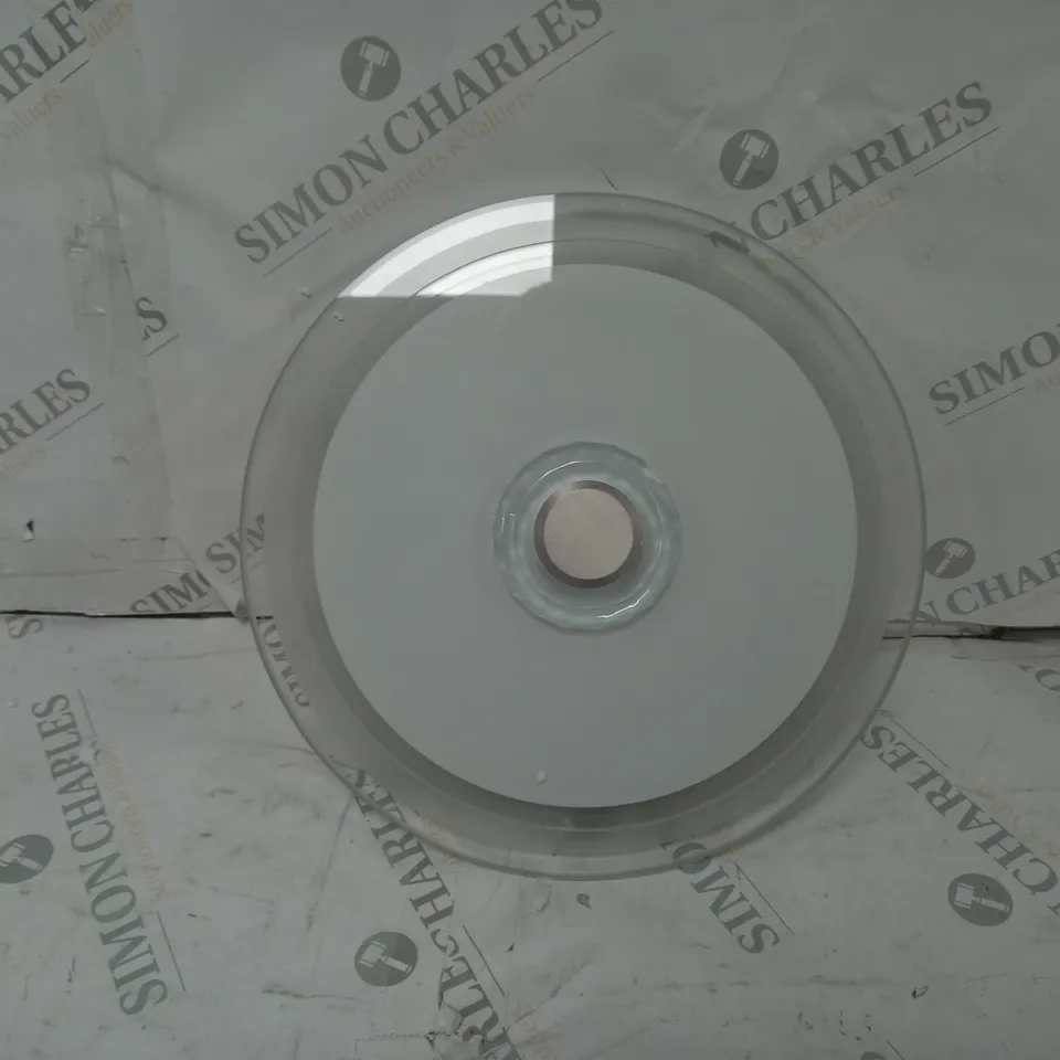 BOXED STEINHAUER LIGHTING BUKER 1 LIGHT FLUSH CEILING LIGHT, GLASS