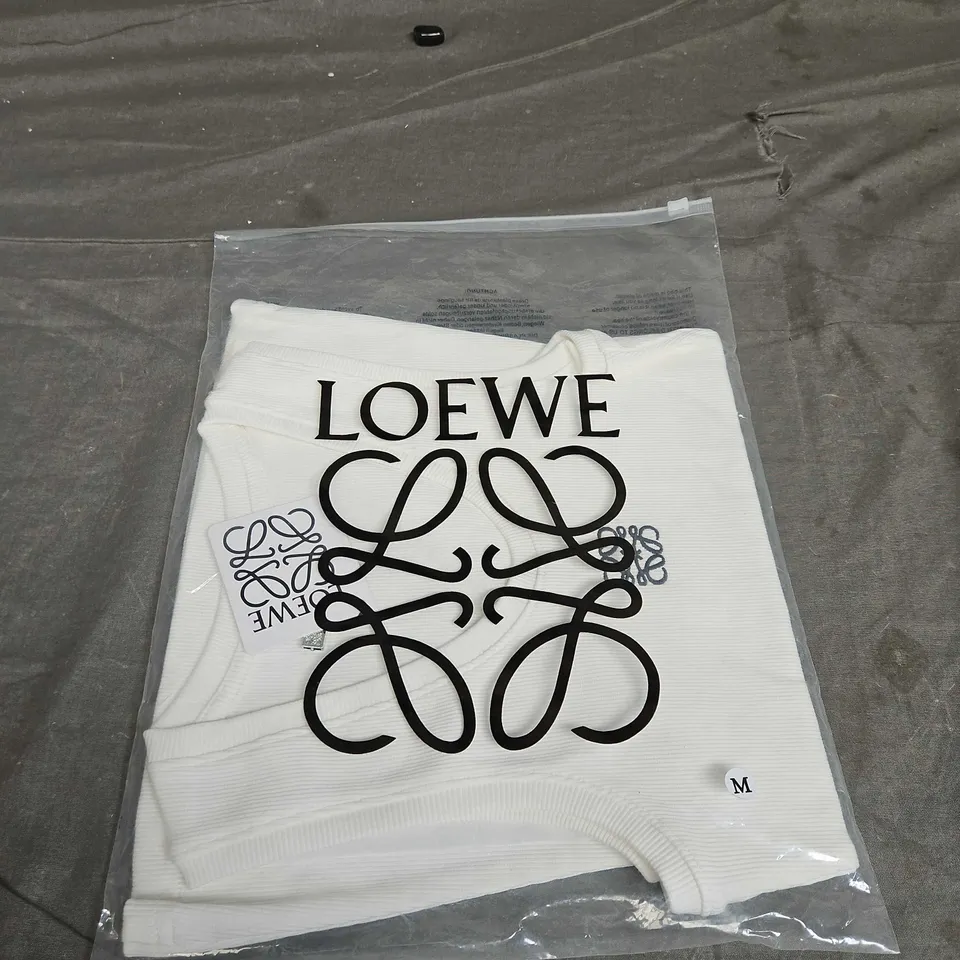 BAGED LOEWE CASUAL TANK TOP - SIZE L 