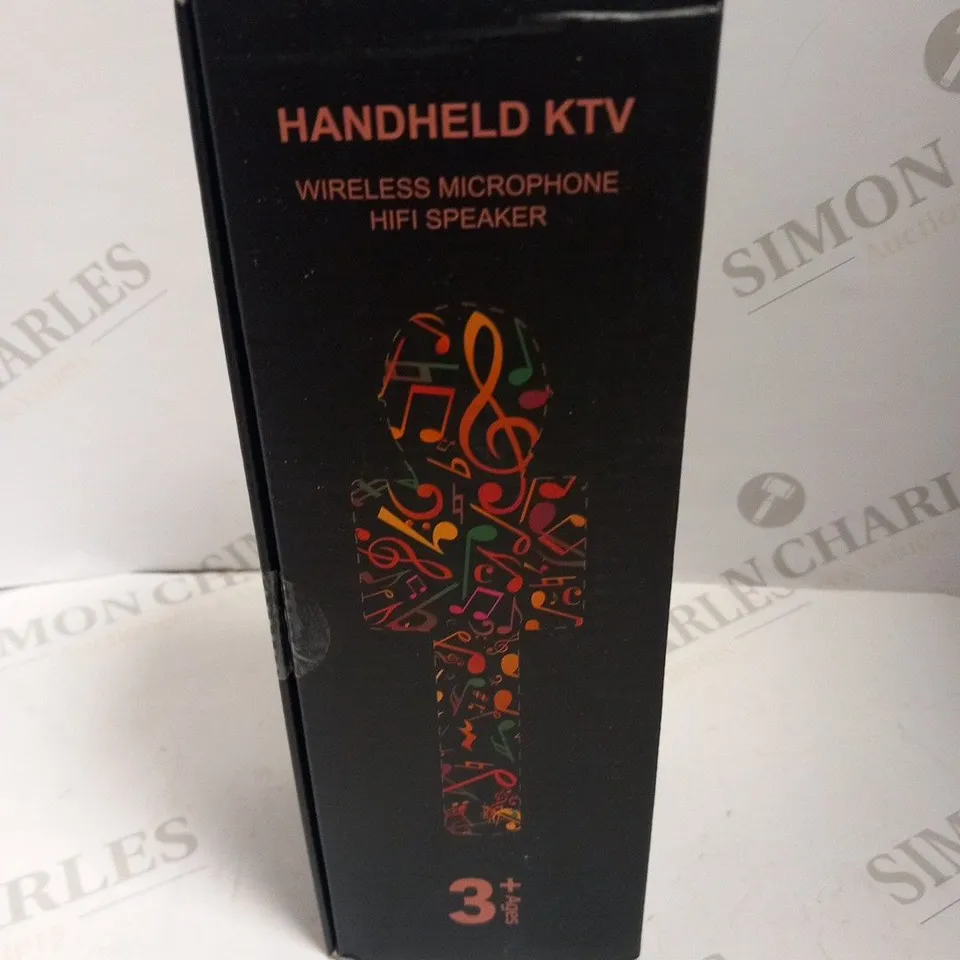 BOXED HANHELD KTV WIRELESS MIDROPHONE HIFI SPEAKER