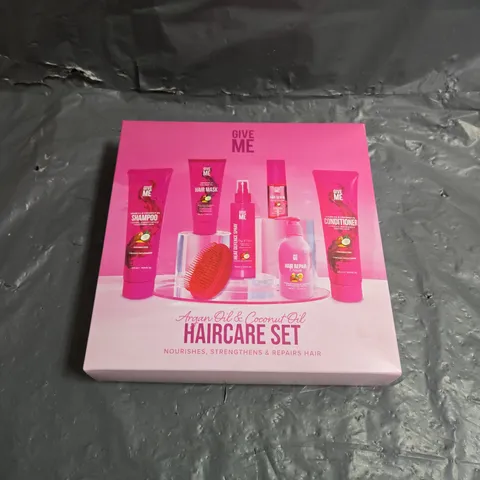 SEALED GIVE ME ARGAN OIL & COCONUT OIL HAIRCARE SET