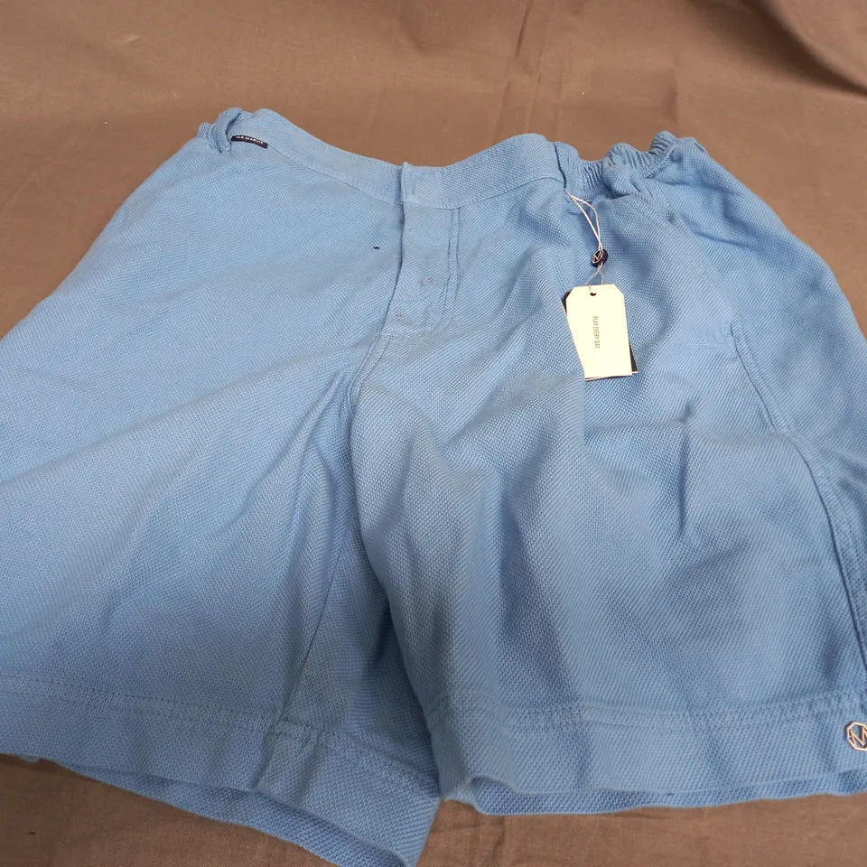 MR MARVIS LIGHT BLUE THE PIQUES SHORTS - XL