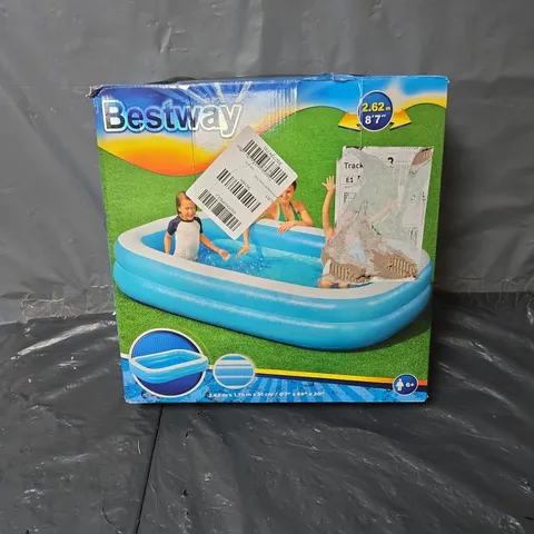BOXED BESTWAY RECTANGULAR FAMILY POOL 
