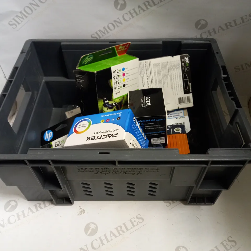 LOT TO CONTAIN APPROX. 25 ASSORTED INK CARTRIDGES, BRANDS AND COLOURS VARY 