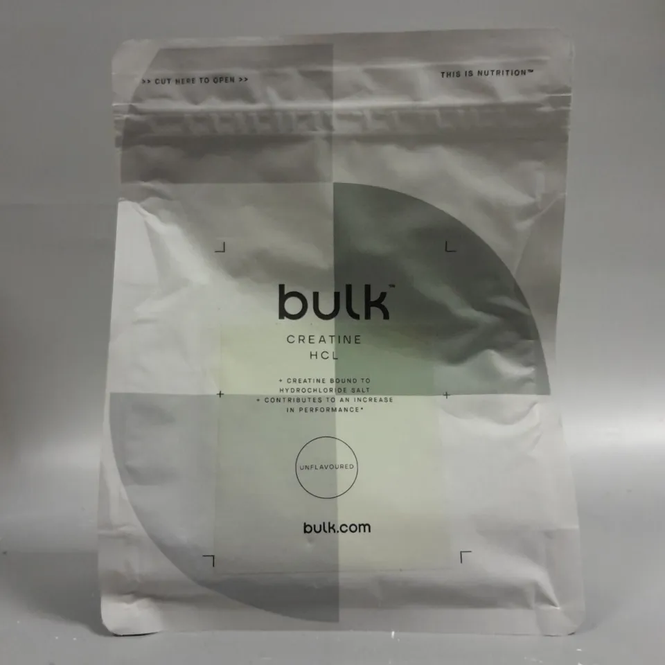 SEALED BULK CREATINE HCL - UNFLAVOURED 500G