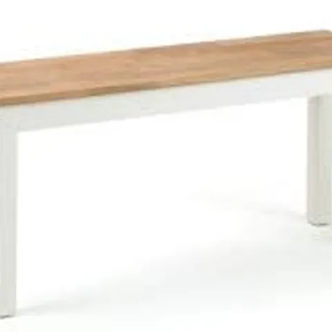 BOXED JULIAN BOWEN COXMOOR BENCH - IVORY & OAK (1 BOX)