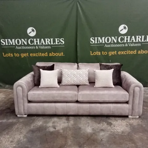 AMARA 3 SEATER SOFA - STONE