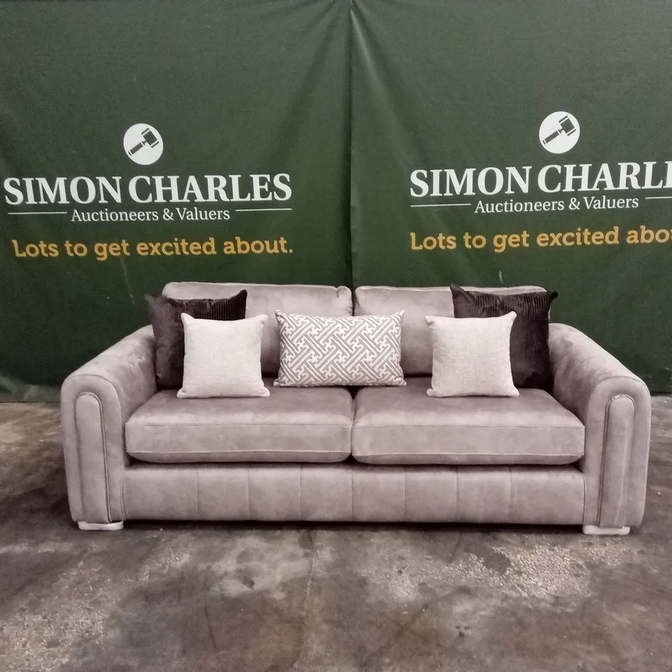 AMARA 3 SEATER SOFA - STONE RRP £1249