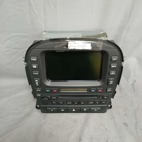 JAGUAR CAR STEREO HEAD UNIT WITH DISPLAY – 12V, BY DENSO (PART NO. 2R83-18B876-BG)