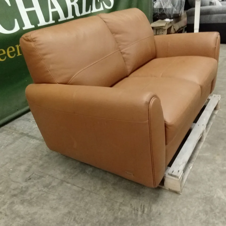 MOLINA 2 SEATER LEATHER SOFA RRP £999