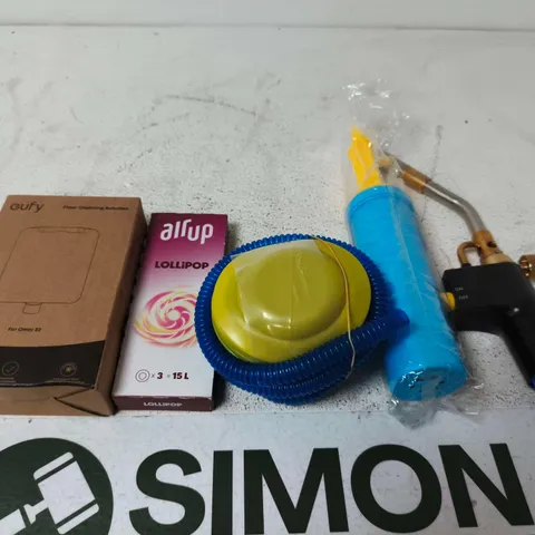 APPROXIMATELY 15 ASSORTED HOUSEHOLD PRODUCTS TO INCLUDE AIR UP PODS , GUFY AND TOURCH