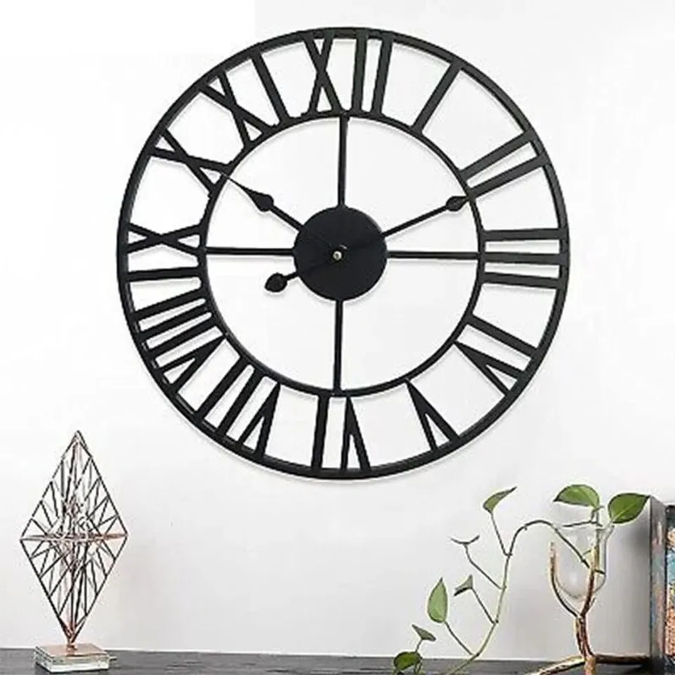 BOXED HANZILA METAL WALL CLOCK (1 BOX)