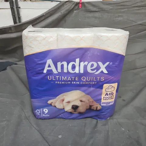 ANDREX ULTIMATE QUILTS TOILET TISSUE – 9 ROLLS