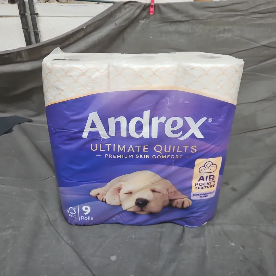 ANDREX ULTIMATE QUILTS TOILET TISSUE – 9 ROLLS