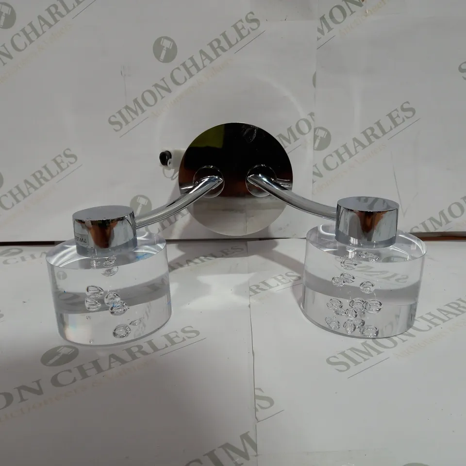 JOHN LEWIS MARIE GLASS SEMI FLUSH WALL LIGHT