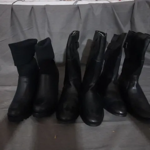 APPROXIMATELY 10 PAIRS OF ASSORTED WOMEN SHOES IN VARIOUS STYLES AND SIZES