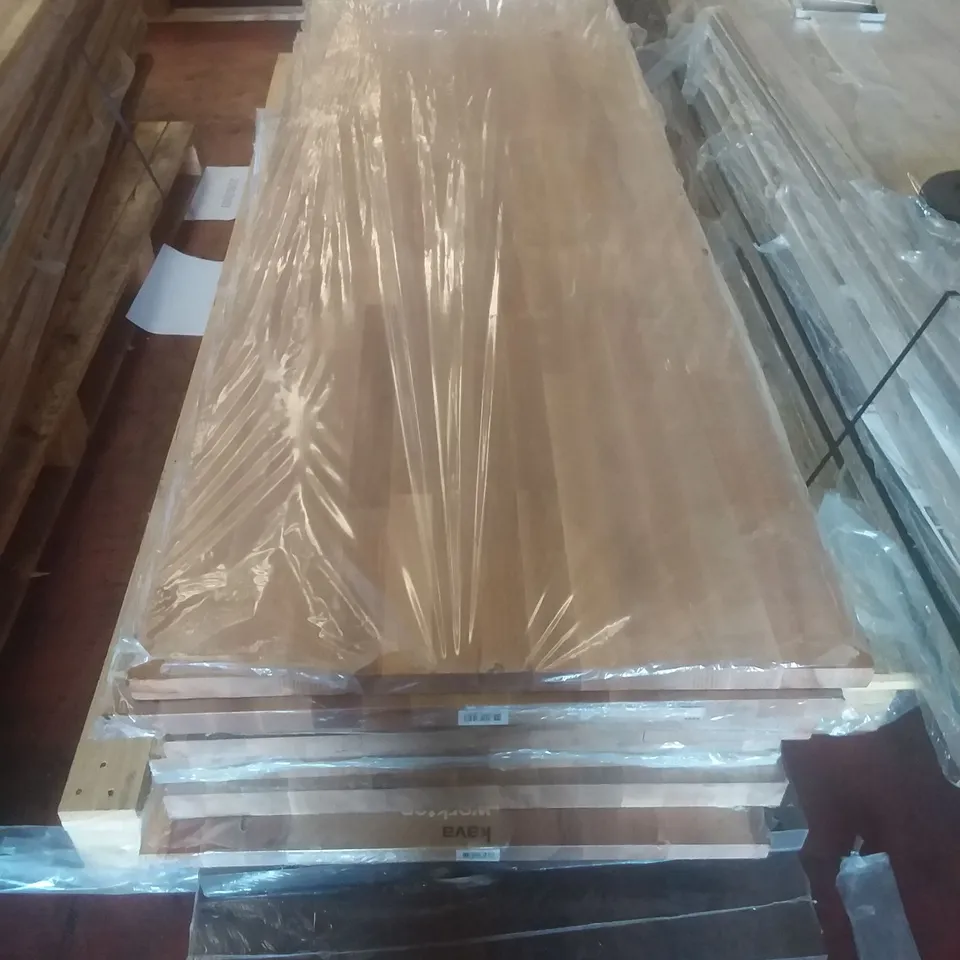 PALLET OF ASSORTED 3M SOLID WOOD WORKTOPS X11