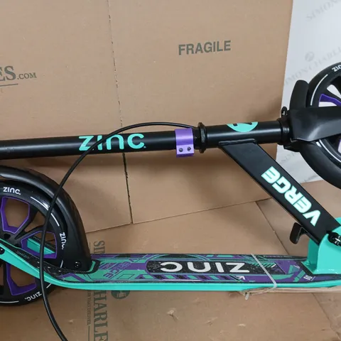 ZINC BIG WHEELED FOLDING SCOOTER VERGE PRO