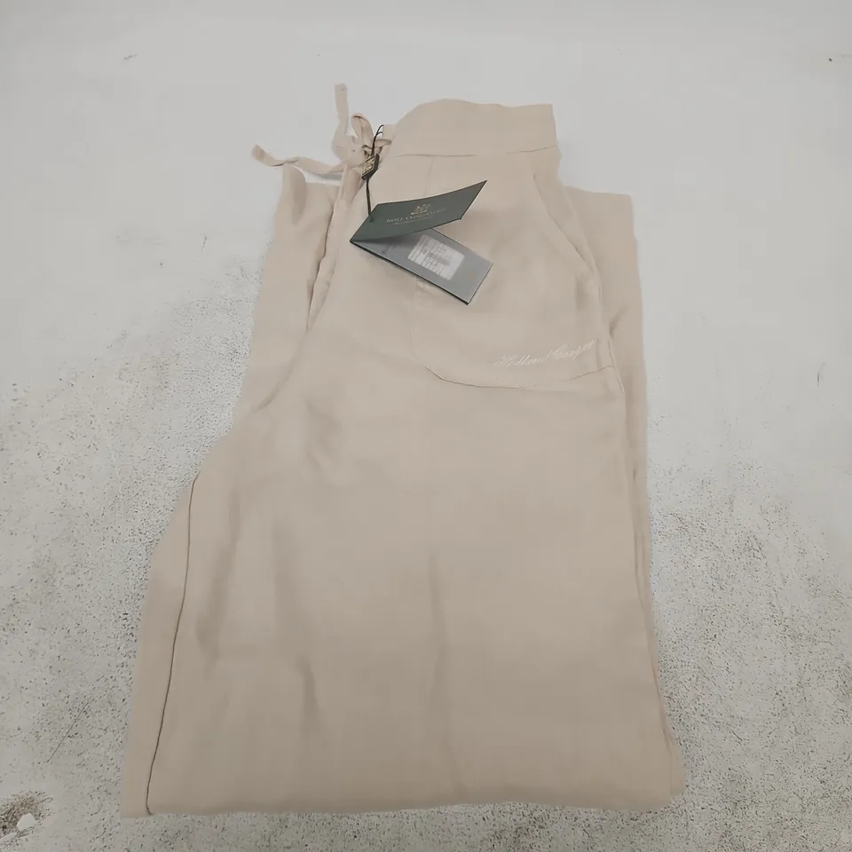 HOLLAND COOPER AMALFI LINEN TROUSER – OATMEAL, UK XS