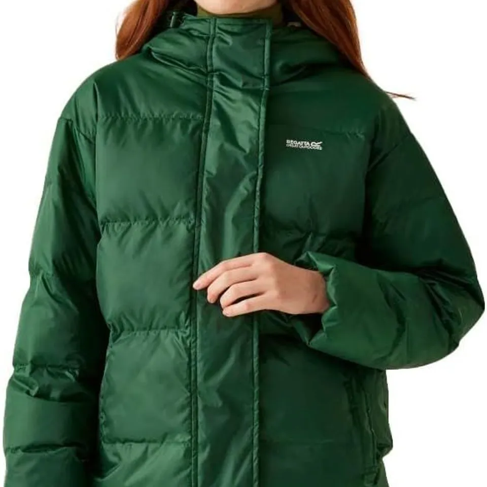 BRAND NEW REGATTA WOMENS ORLA KIELY PADDED JACKET - EMERALD - SIZE 20