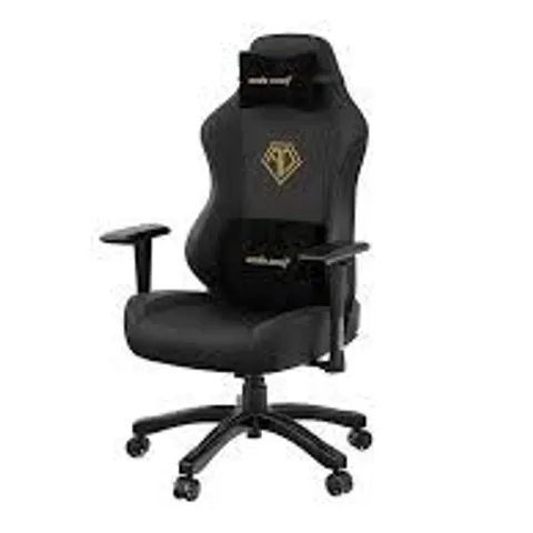 BOXED ANDASEAT PHANTOM 3 FAUX LEATHER PREMIUM GAMING CHAIR - BLACK